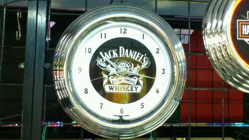 ネオンクロック【Jack Daniel's】