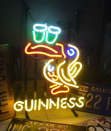 ネオンサイン【ギネス オオハシ】 GUINNESS TOUCAN NEON SIGN | 看板の