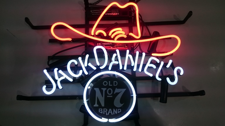 Jack Daniel ジャックダニエル ネオンライト (非売品)-